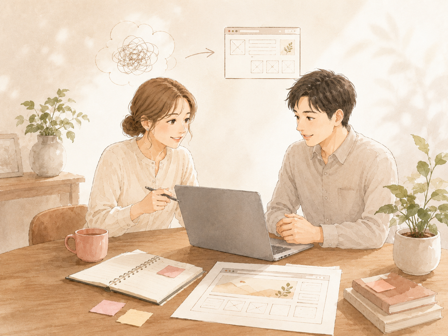 案件獲得用サイトの内容を説明しているイメージ