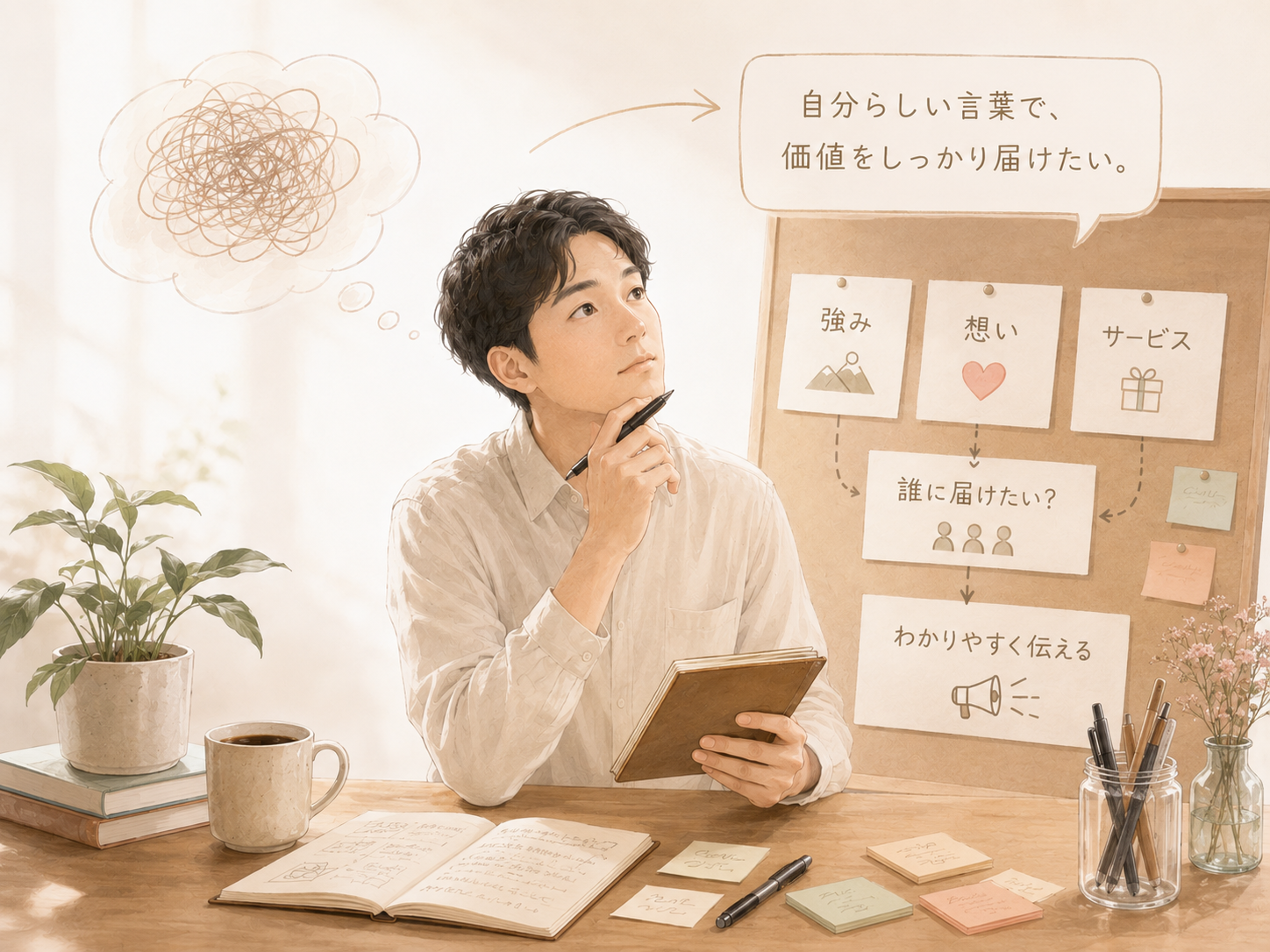 うまく言葉にできないイメージ
